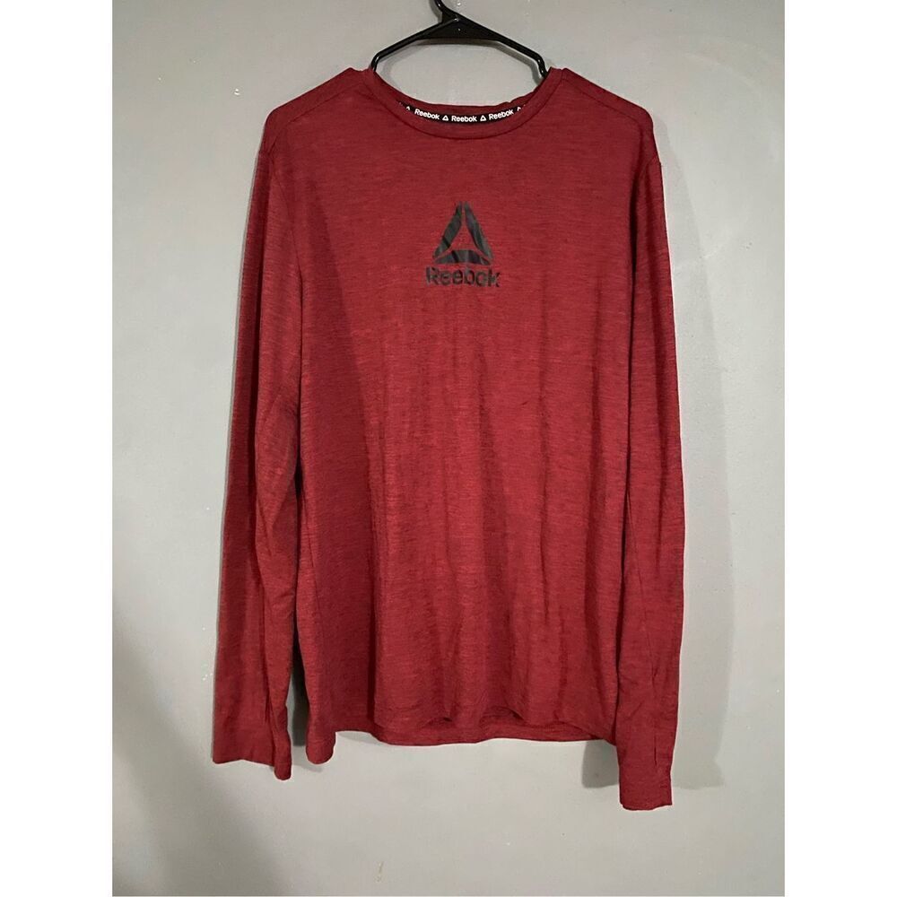 Reebok Long Sleeve Crew Neck Shirt Size Large